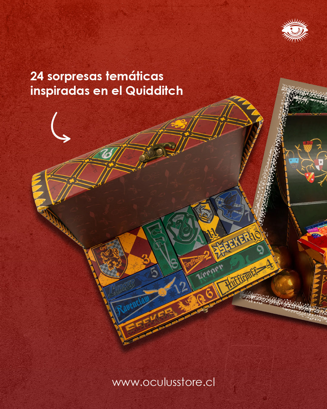 PREVENTA - Calendario Adviento Baúl Quidditch DELUXE 2025 - HARRY POTTER