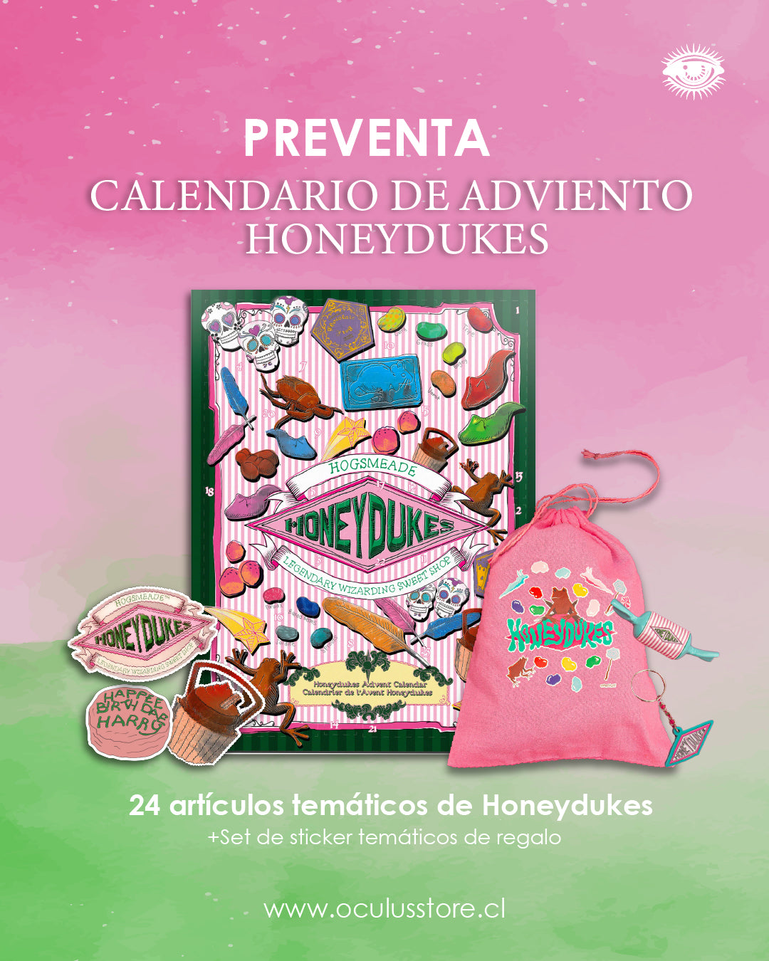 PREVENTA - Calendario Adviento Honey Dukes 2025 HARRY POTTER