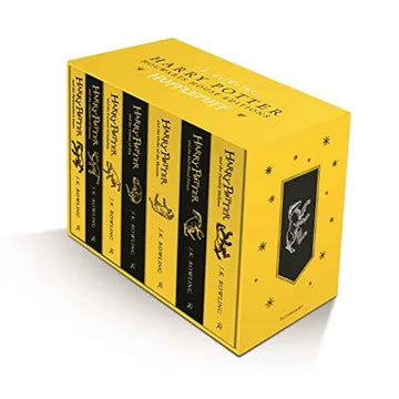 Estuche Harry Potter Hufflepuff (Harry Potter ediciones de las casas de Hogwarts 1-7)