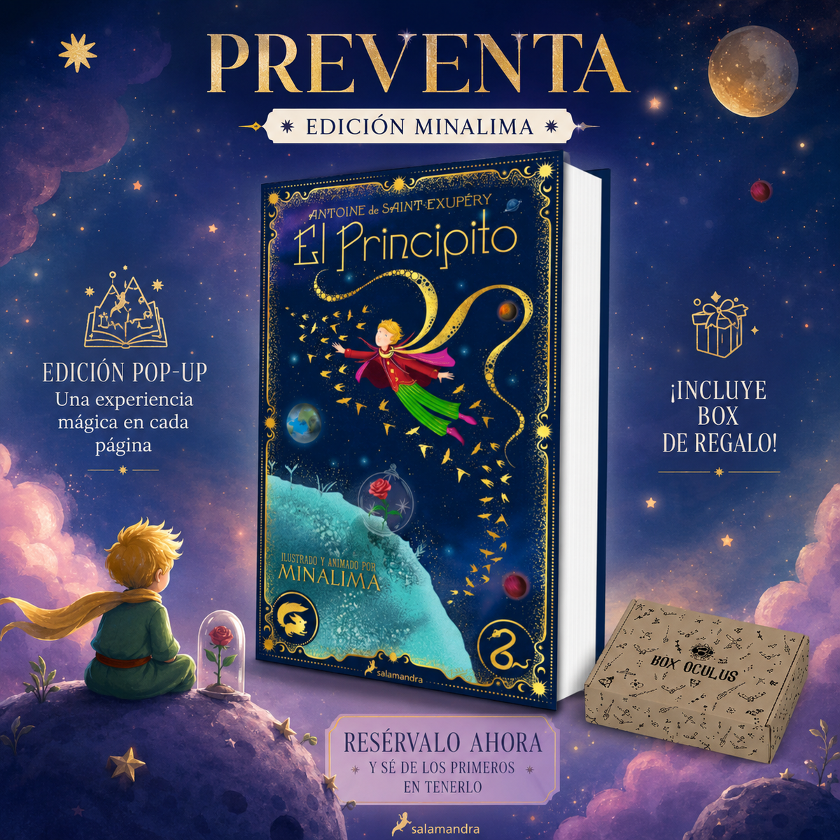 El Principito Edición ilustrada y animada por MinaLima Español