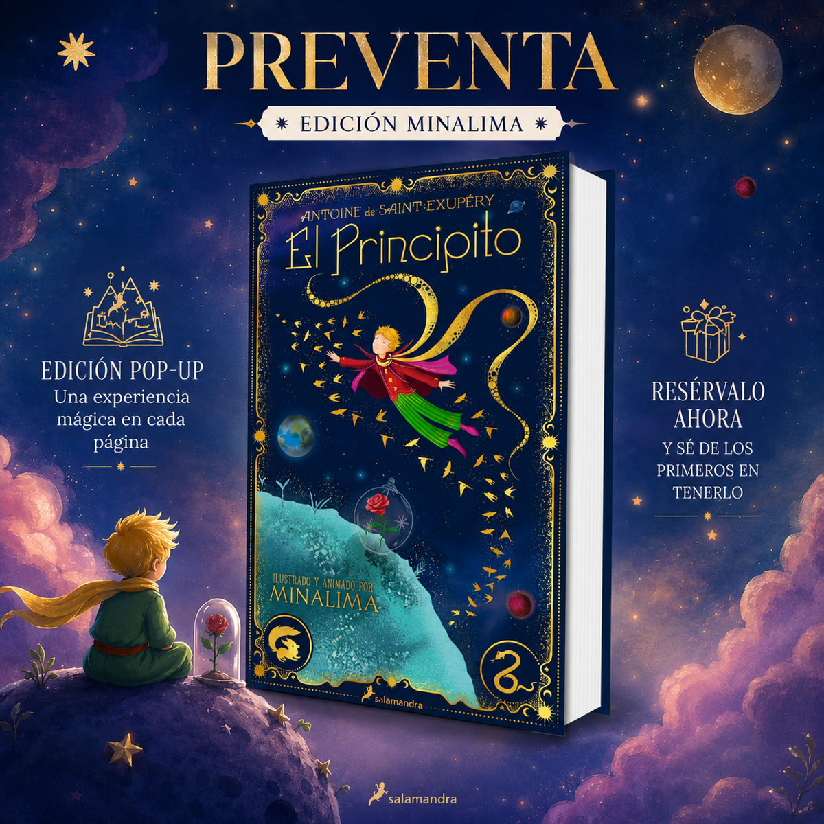 El Principito Edición ilustrada y animada por MinaLima Español