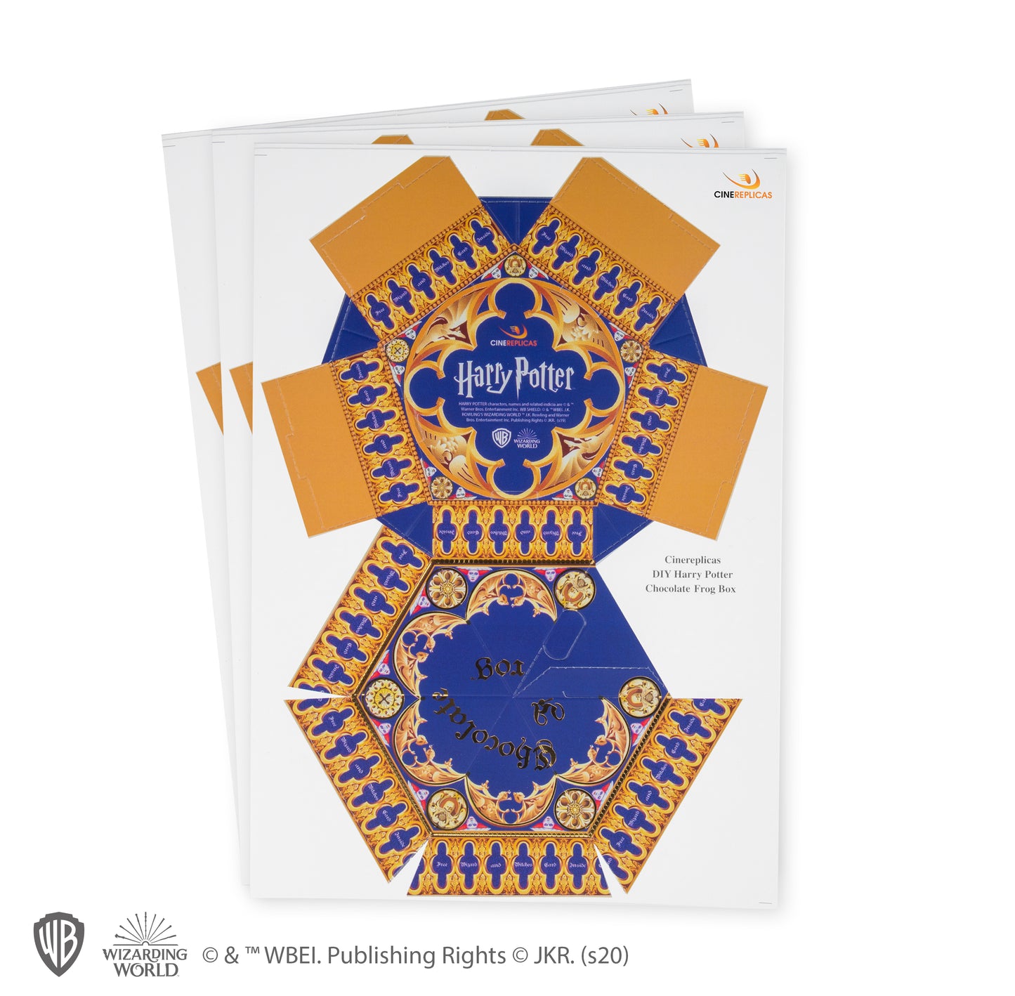 Molde Ranas de Chocolate y Cartas de Magos - Harry Potter