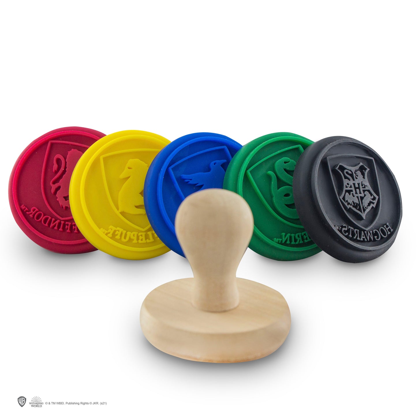 Set de 5 sellos intercambiables casas de Hogwarts