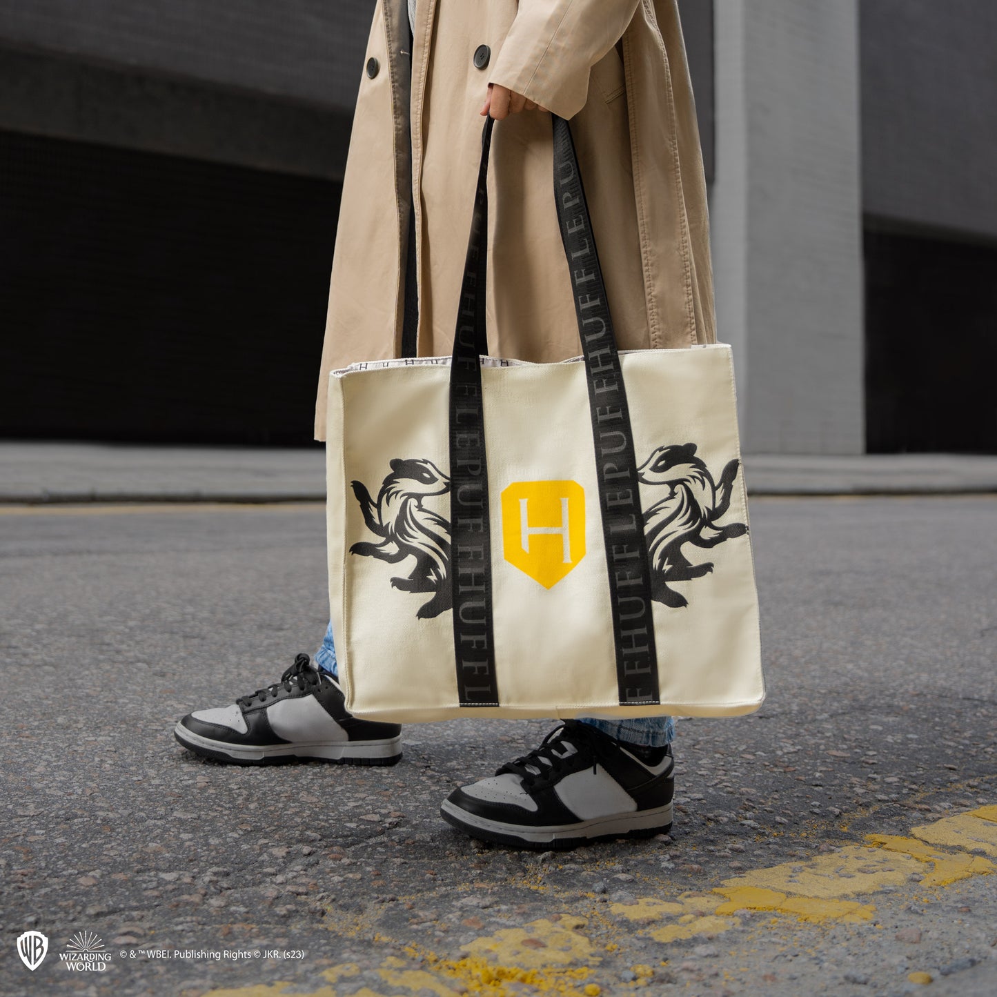 Totebag Deluxe Hufflepuff - Harry Potter