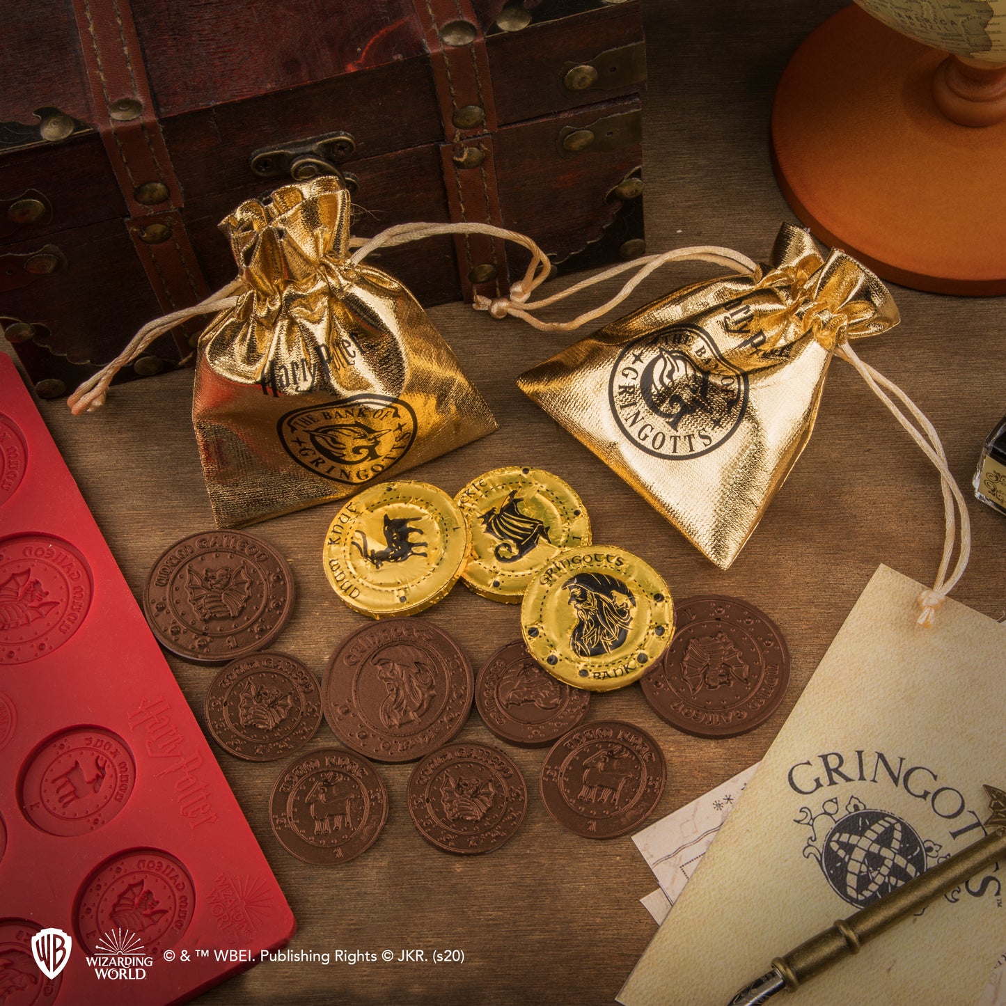 Molde Monedas de Chocolate de Gringotts